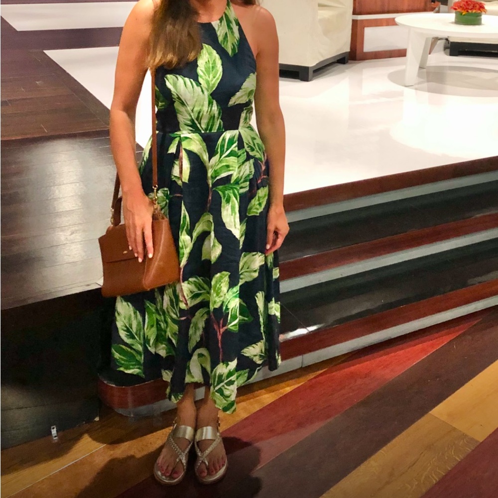 ANN TAYLOR Amalfi Halter DRESS size 0